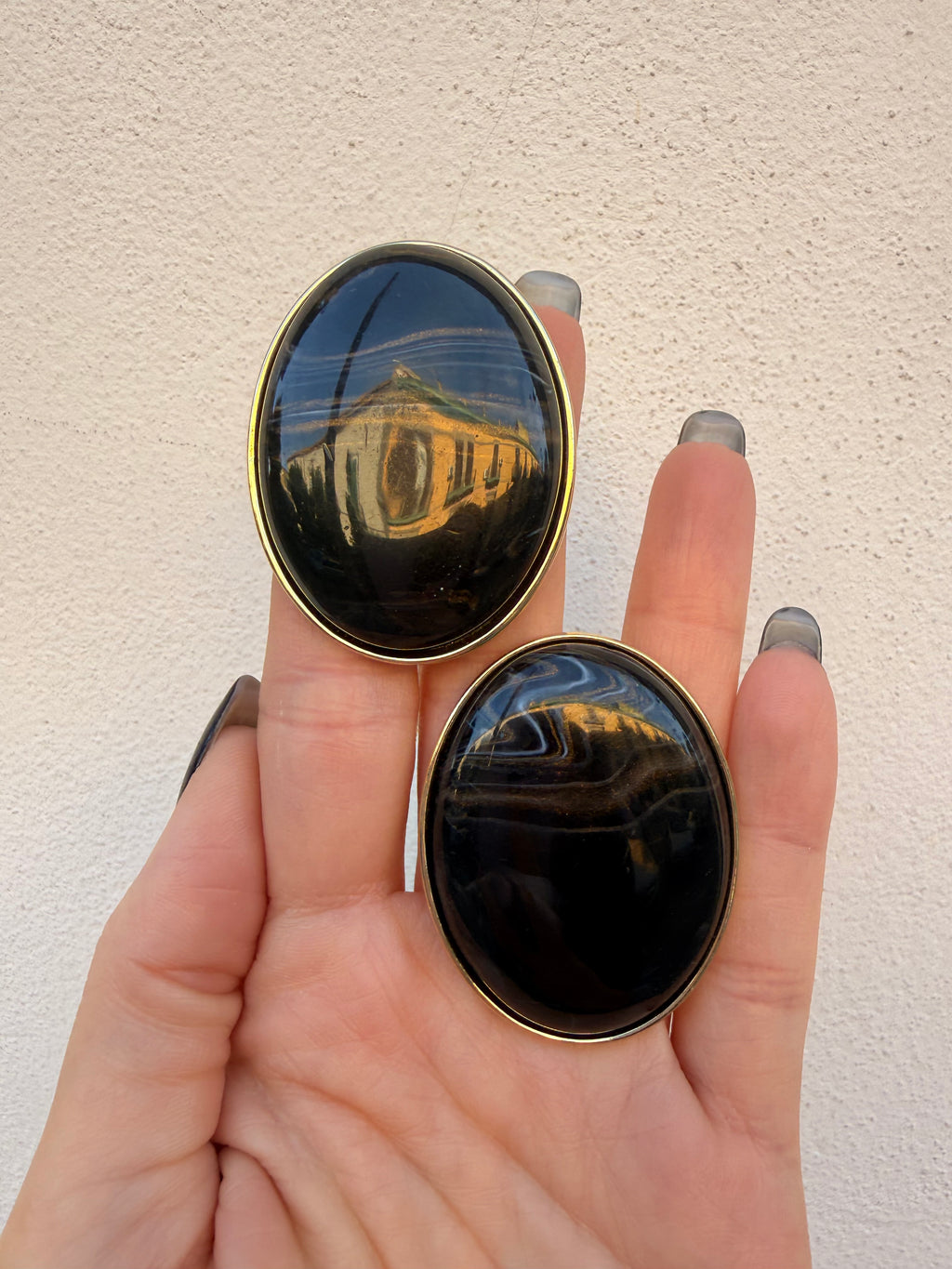 Orecchini Ovali con clip Harper di Sodini