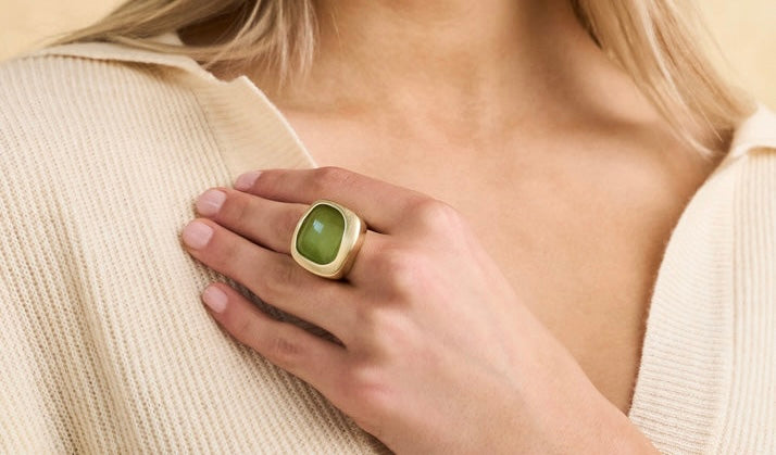 Anello Pia con pietra di Nali