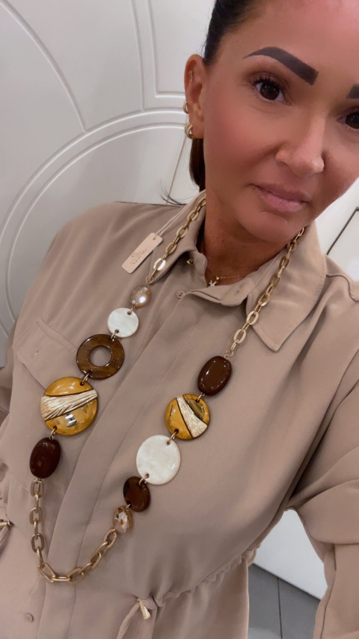 Collana multi elementi in acrilico di MYA