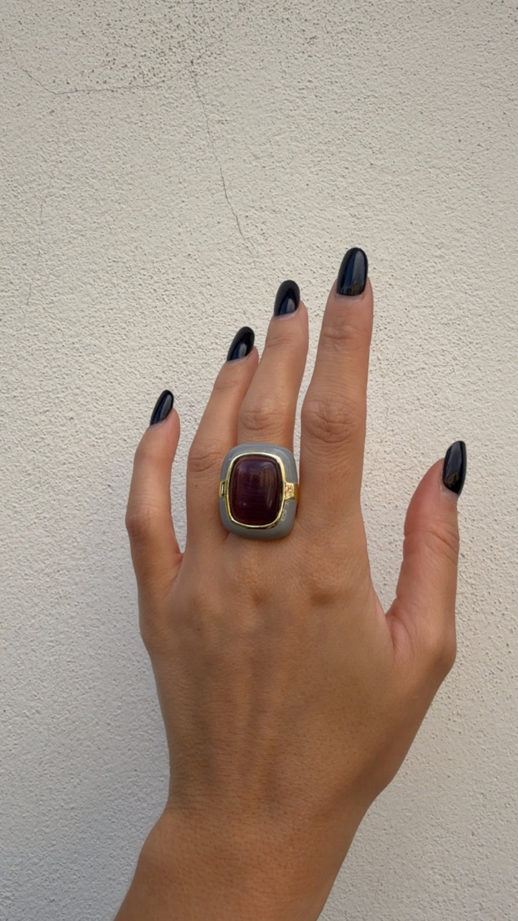 Anello Rose con smalto di Nali