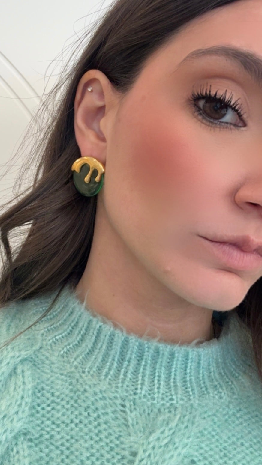 Orecchino Dalila in resina di Nali