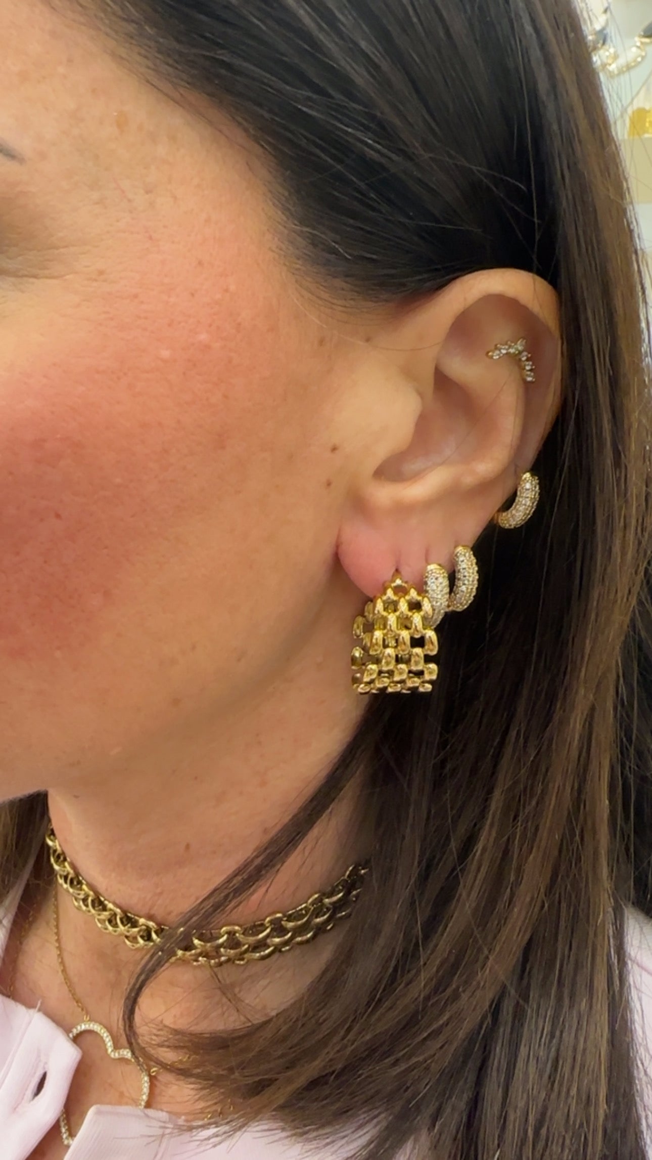 Orecchino Cerchio Ring ￼