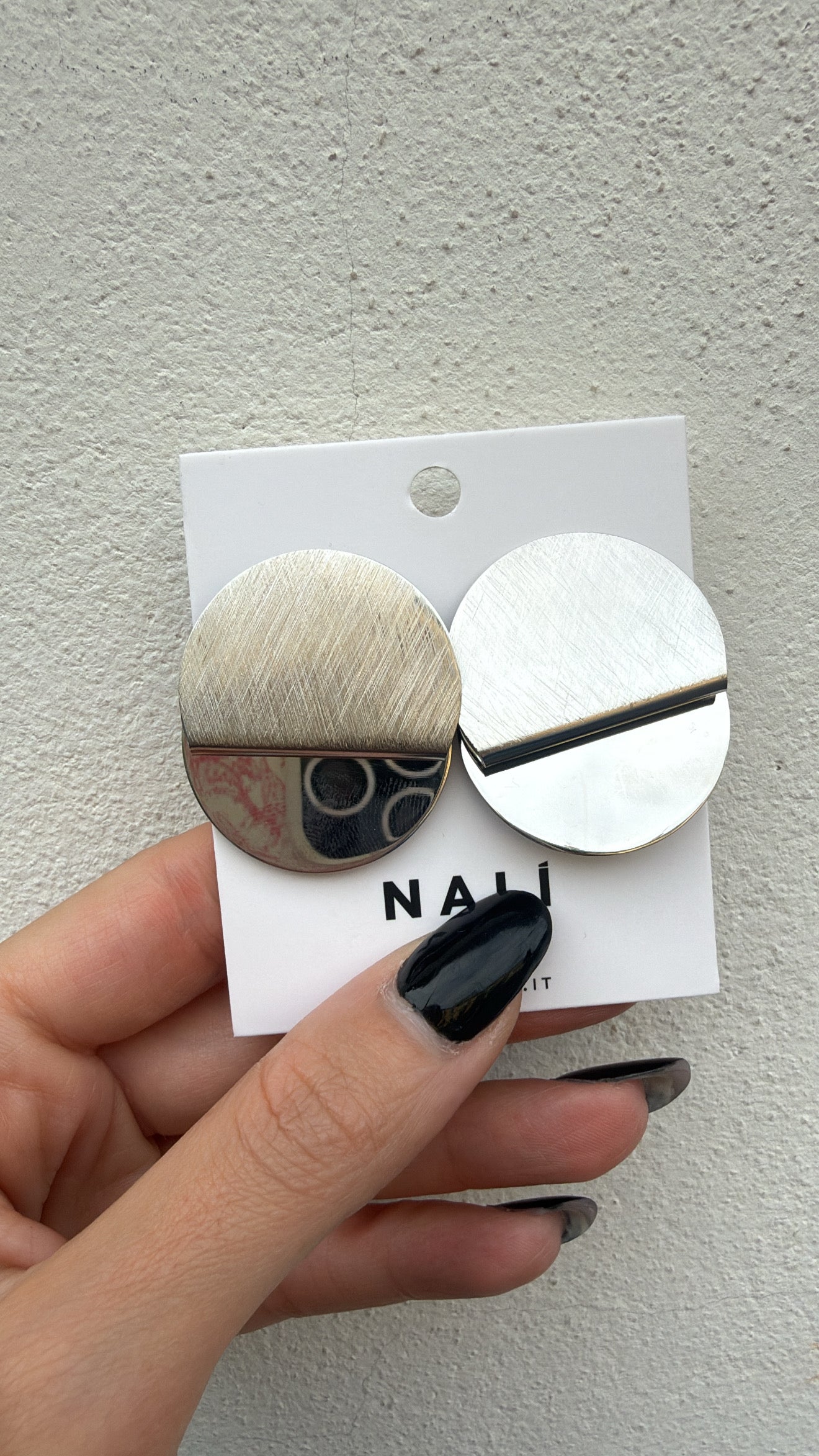 Orecchino toppa con piega Nali