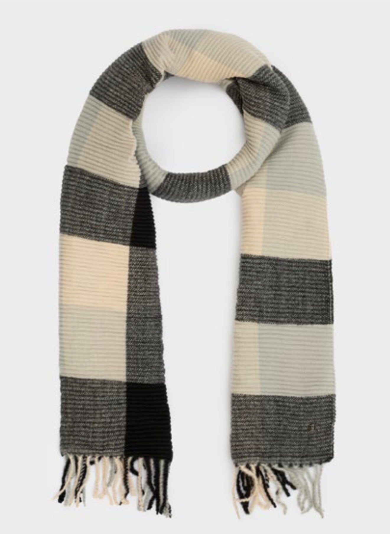 Sciarpa Helen quadri plisse Nali