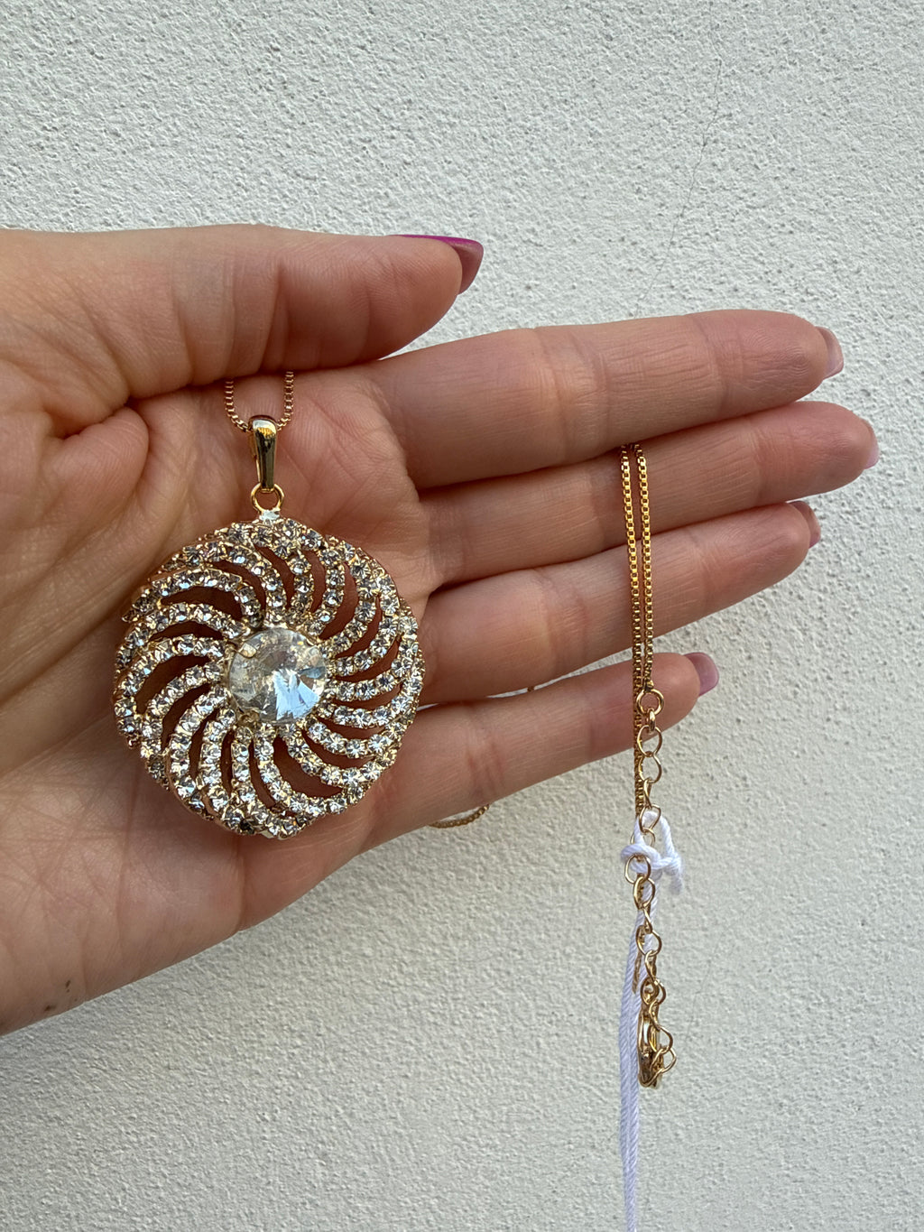 Collana Splendente fiore di DIAMOND