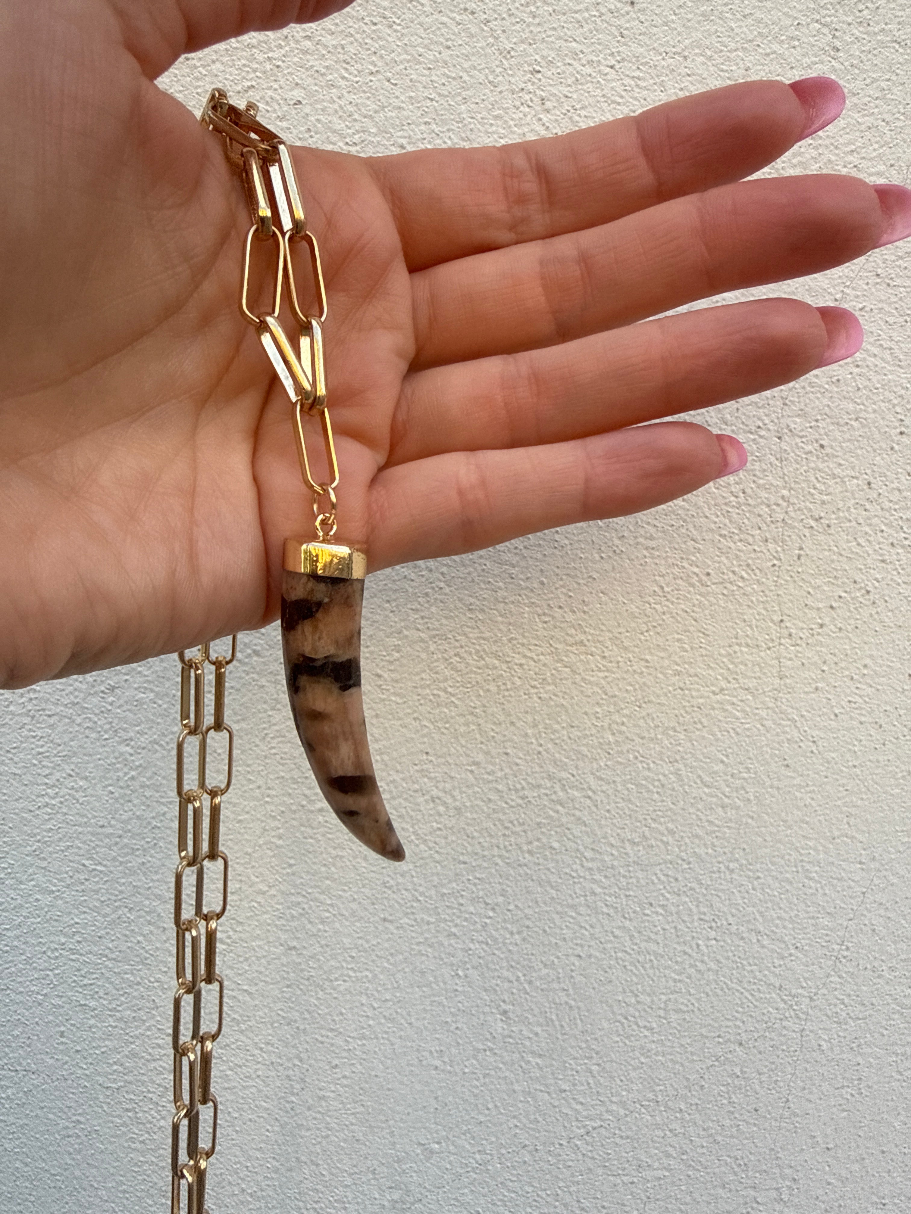 Collana Miry con corno di Nali