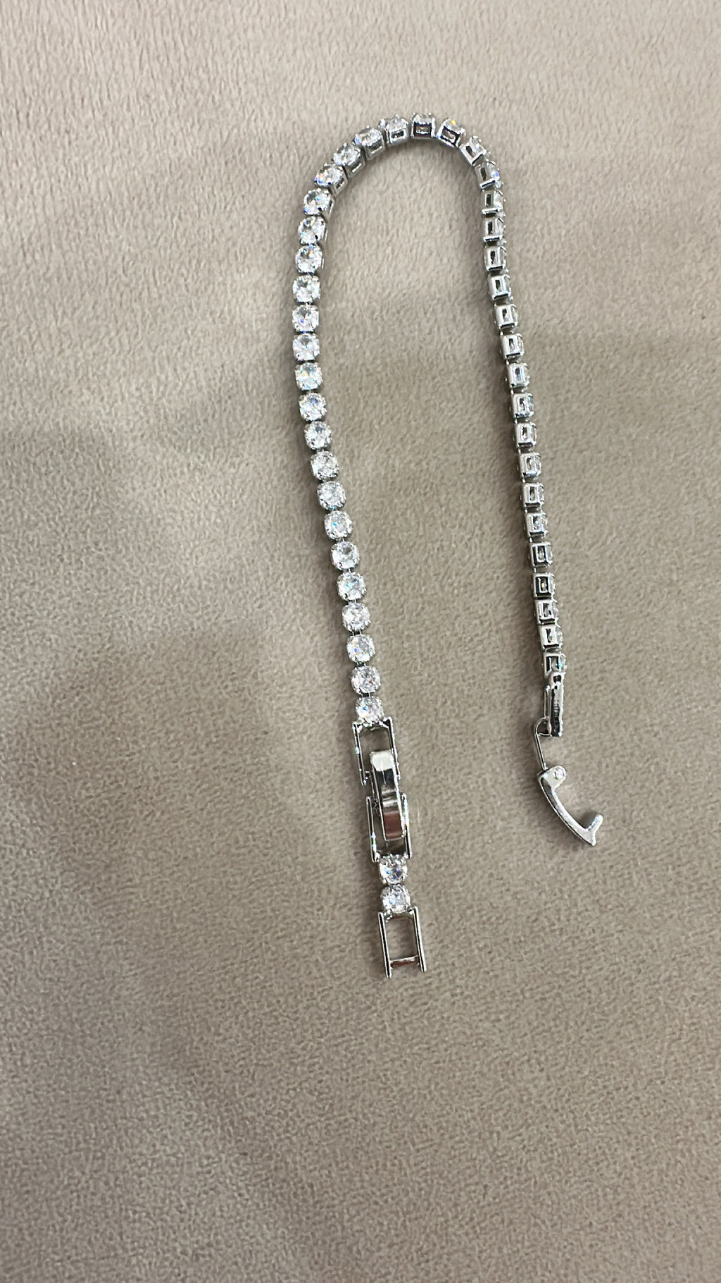 Tennis monofilo strass