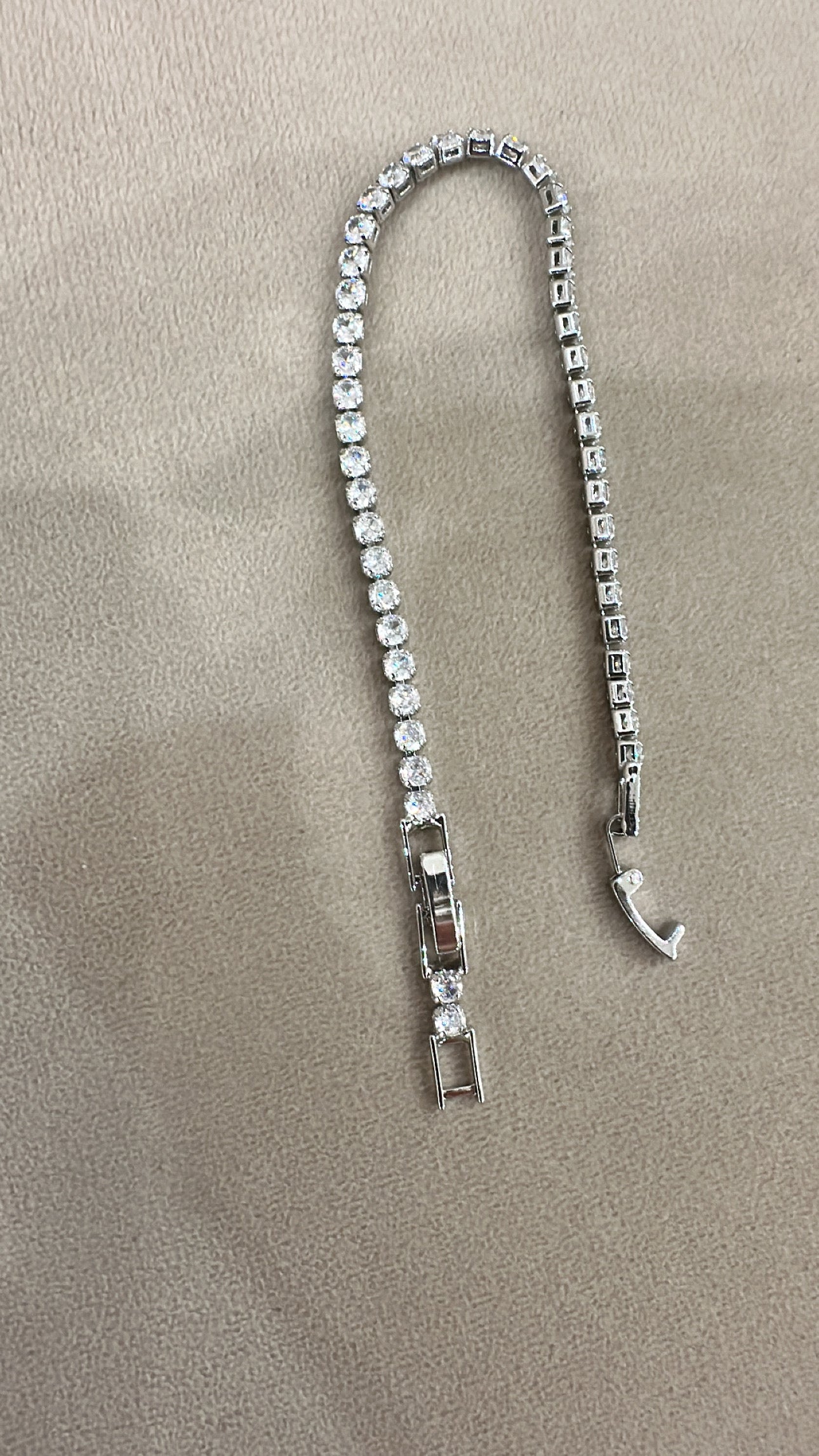 Tennis monofilo strass