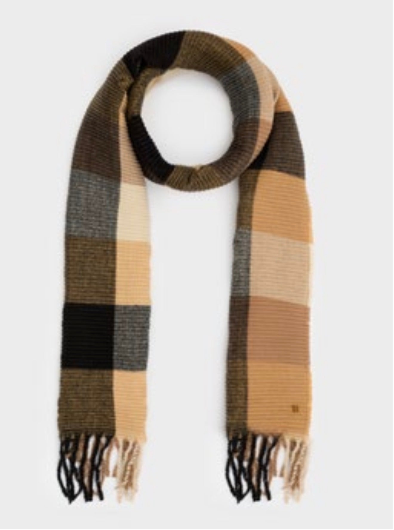 Sciarpa Helen quadri plisse Nali