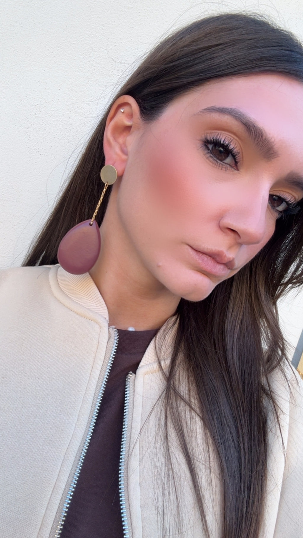 Orecchini Uma in legno di Nali