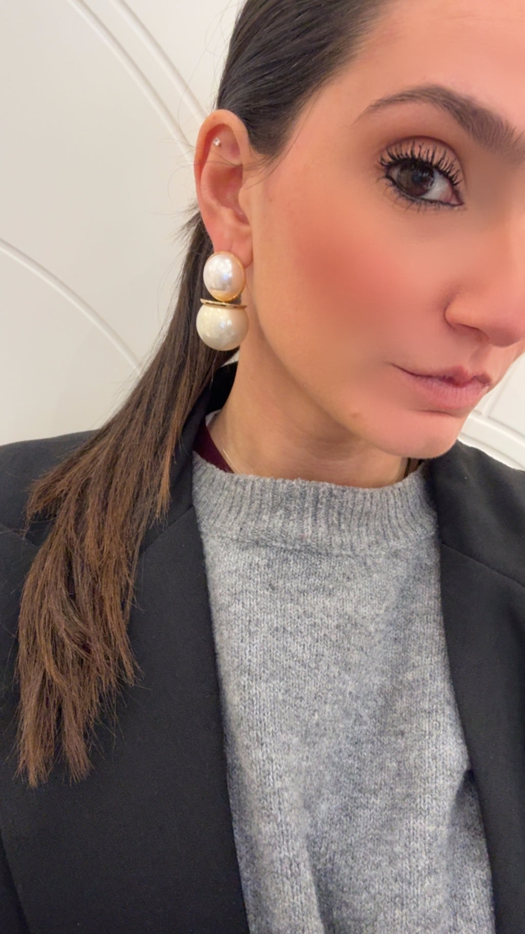 Orecchino Nonna con perle Di Nali