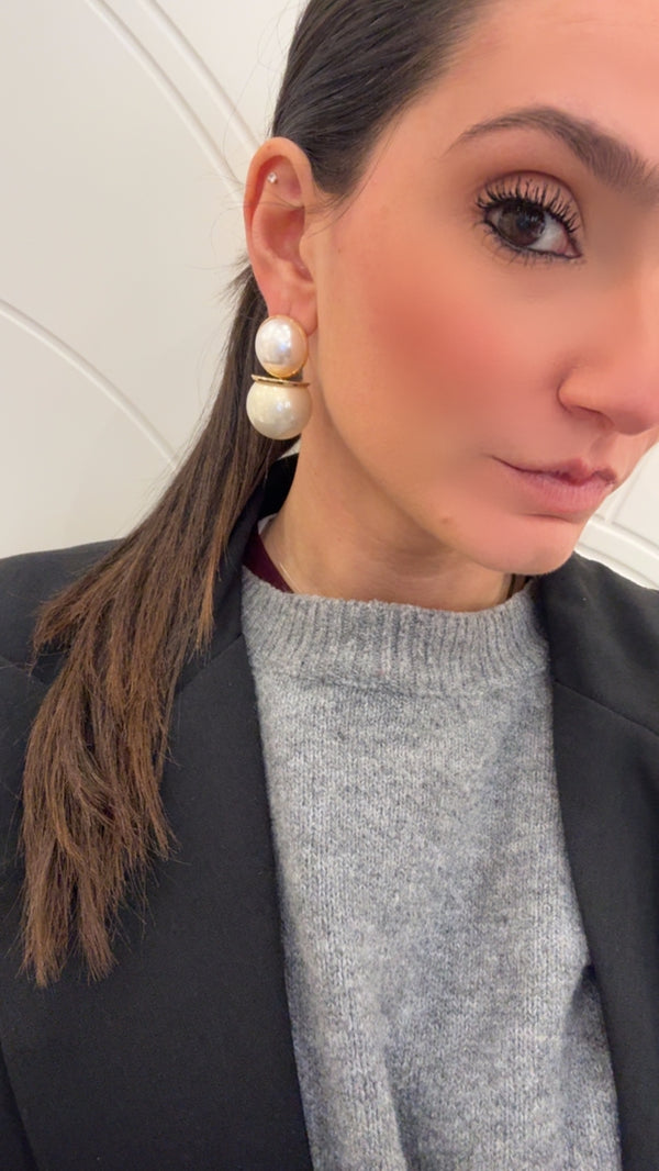 Orecchino Nonna con perle Di Nali