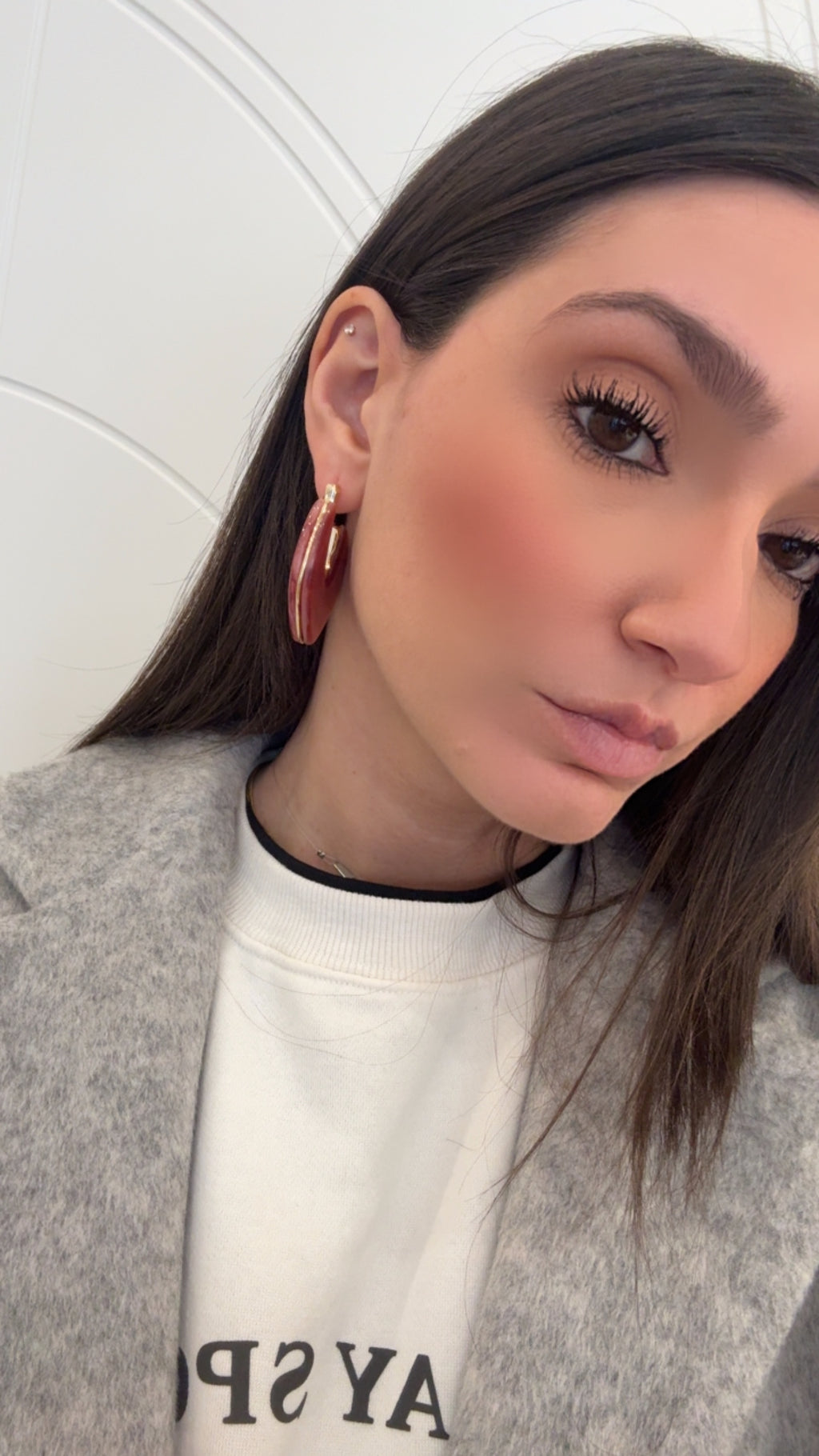 Orecchini Louise in resina di Nali