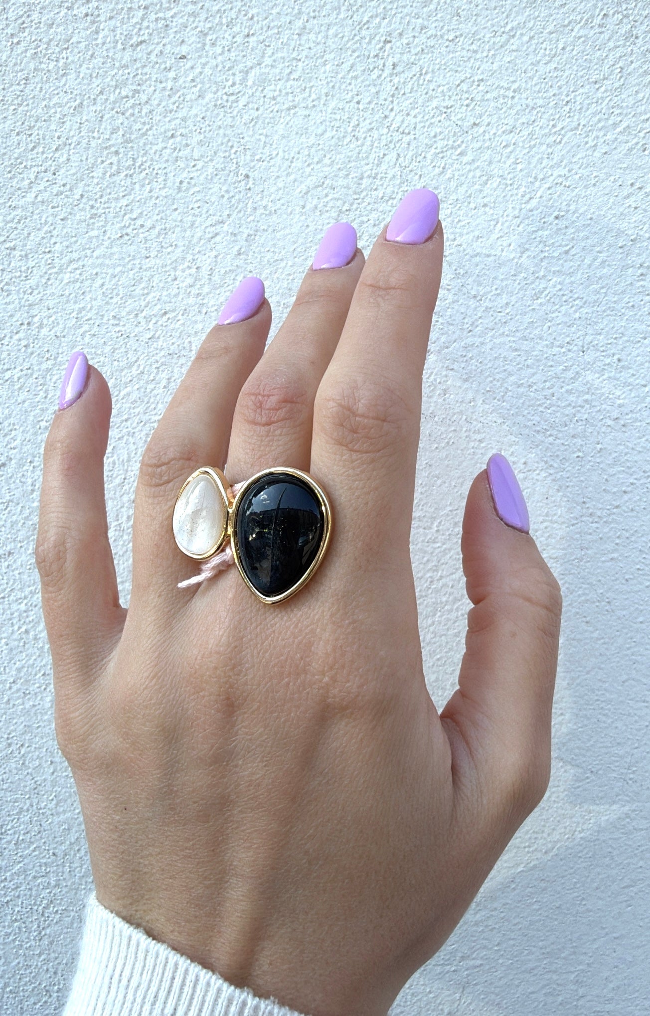 Anello doppia pietra di MYA