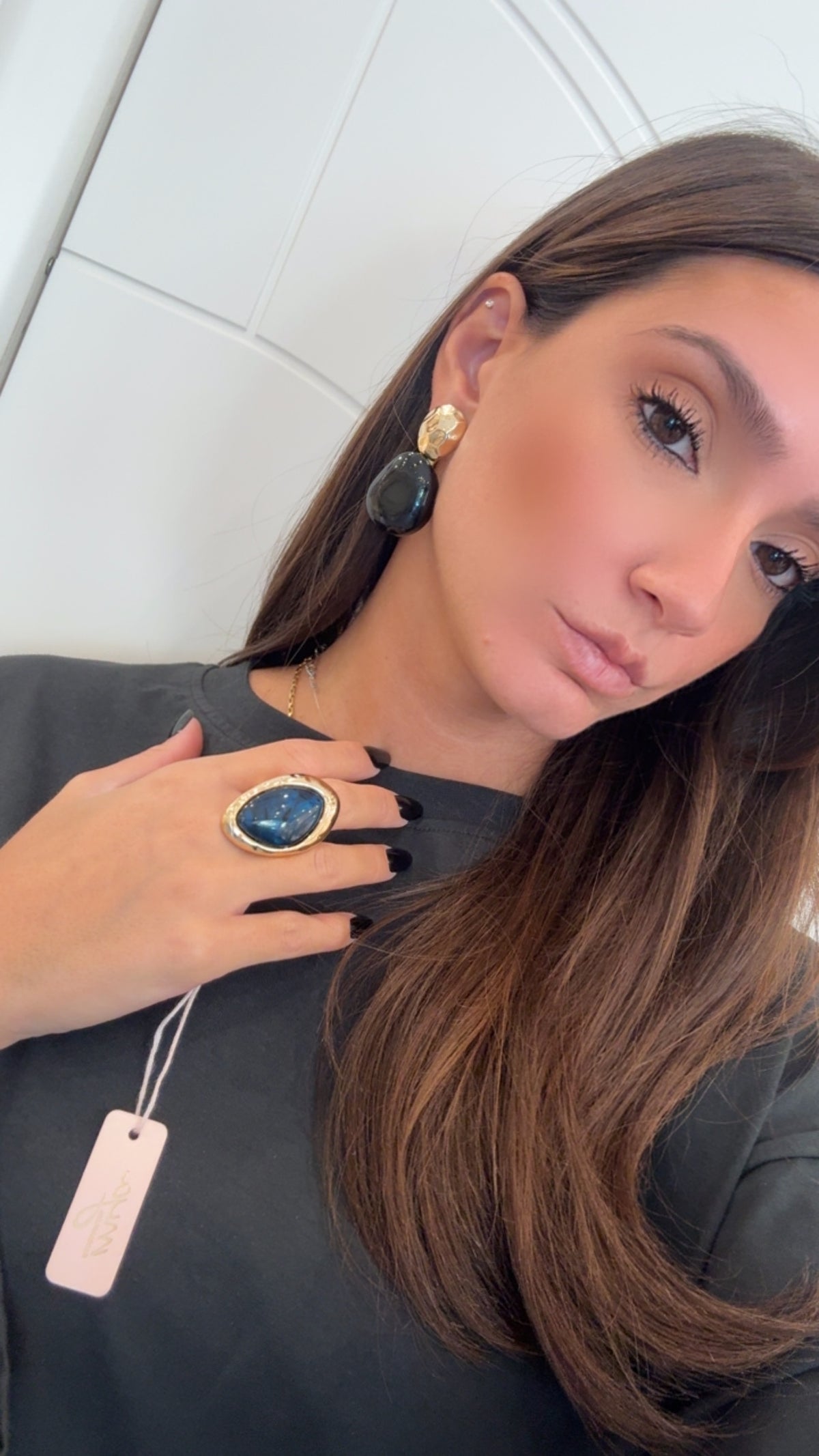 Orecchini Sasso con Clip di MYA