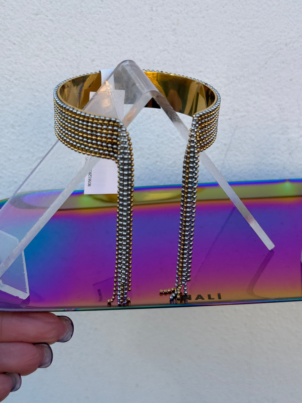 Bracciale Fringes oro/argento di Nali