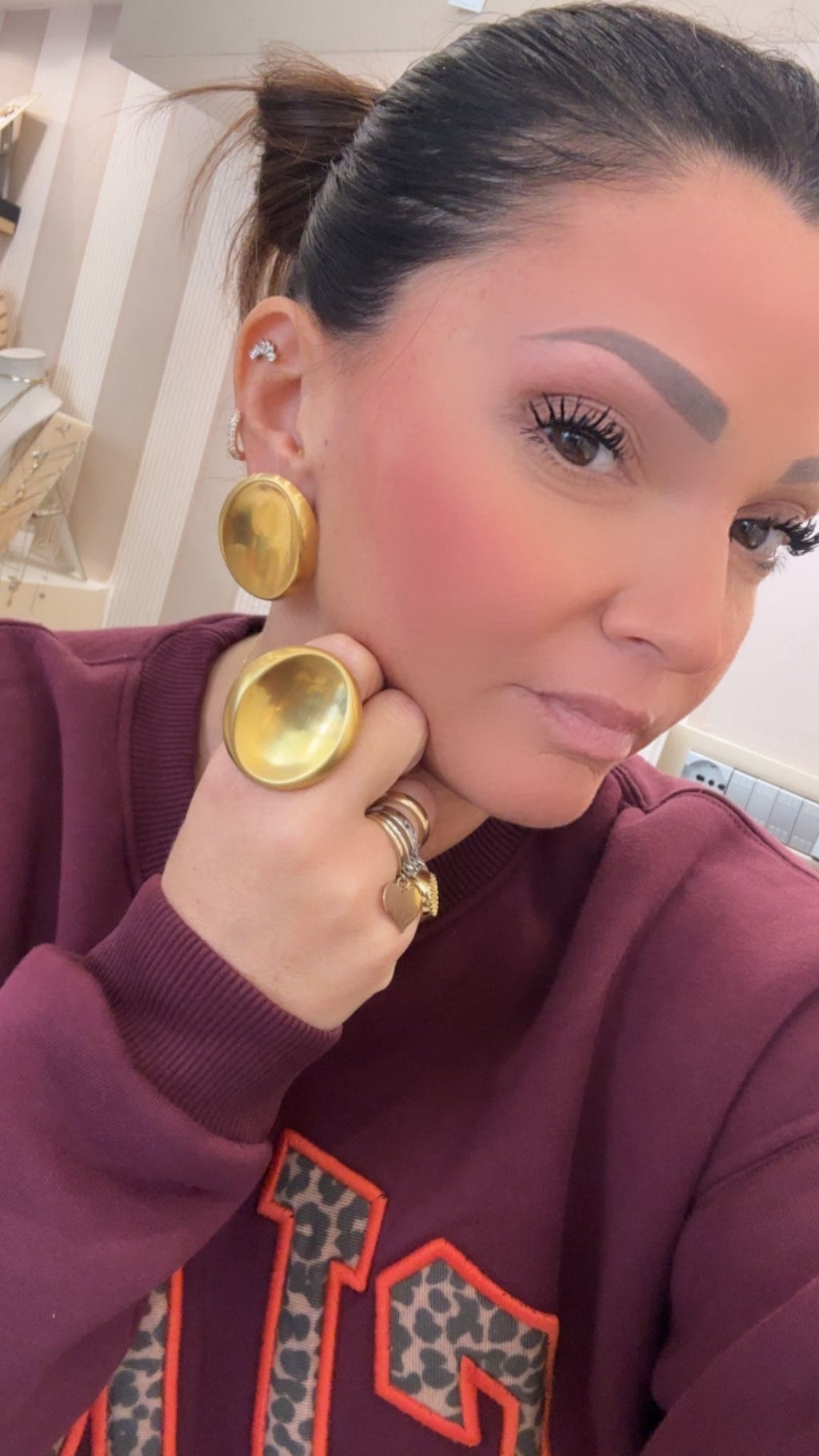 Orecchini ovali di Nali