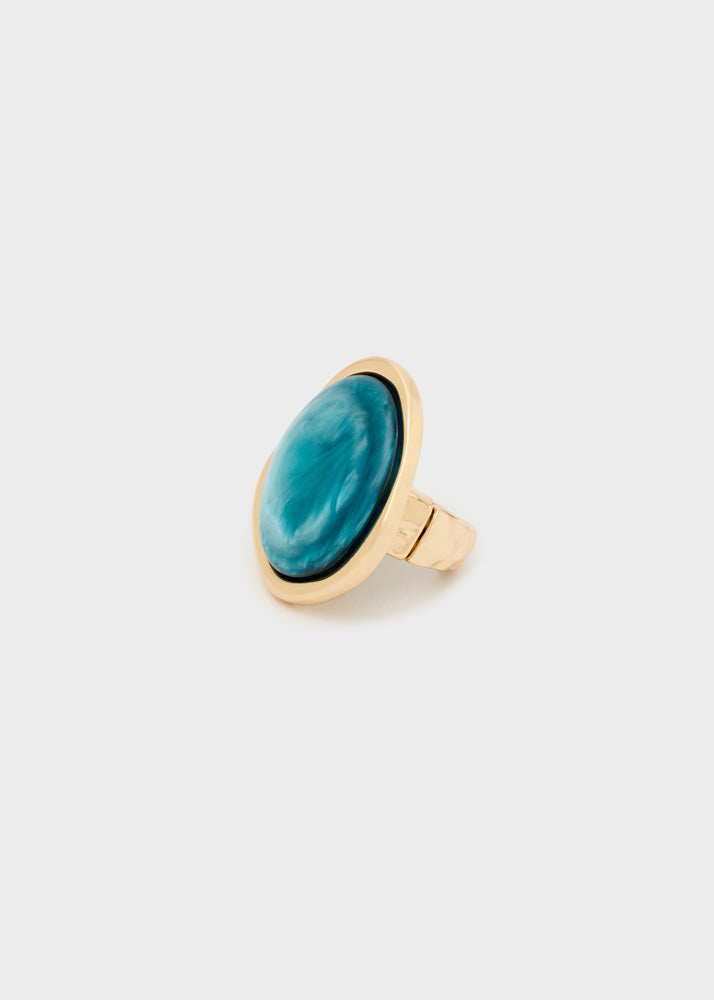 Anello Chiara over in resina di Nali