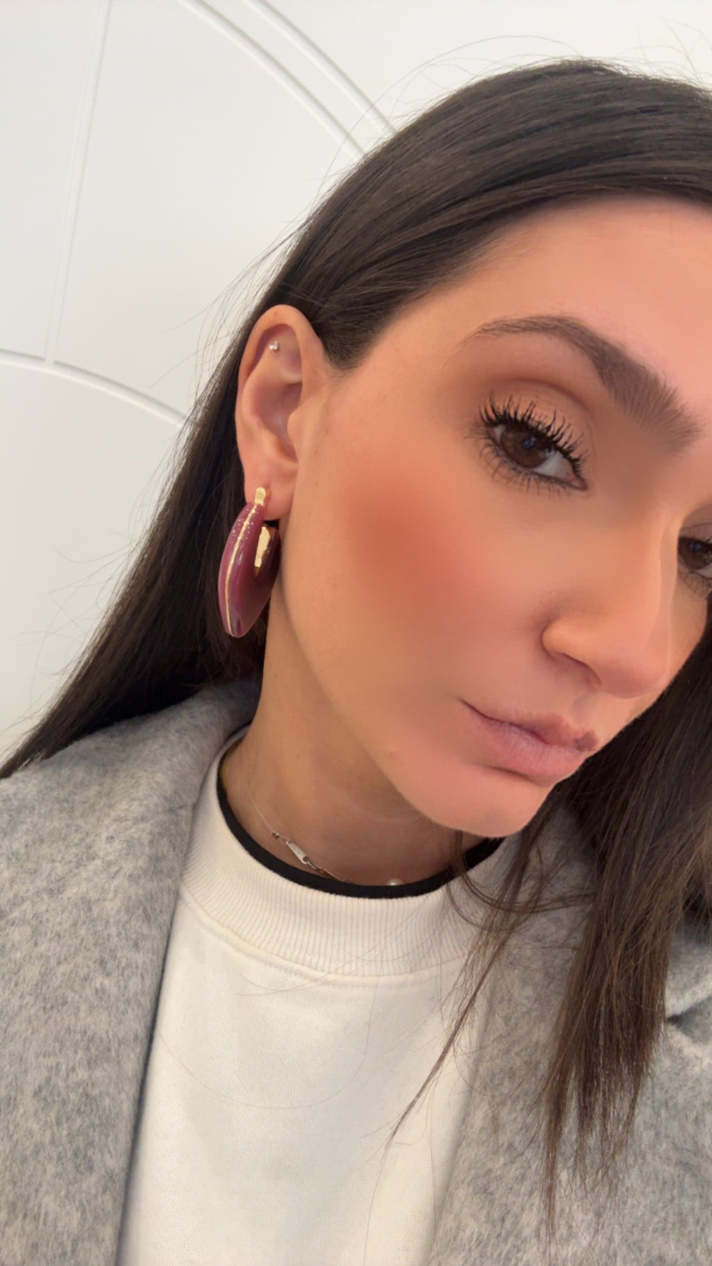 Orecchini Louise in resina di Nali