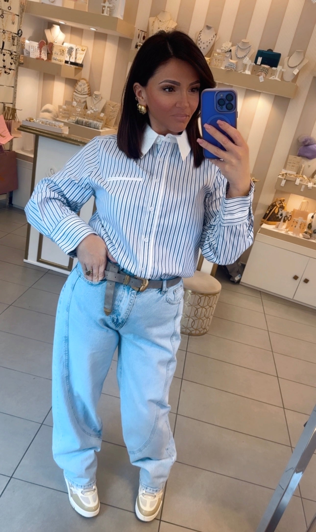 Camicia Blu notte di lumina