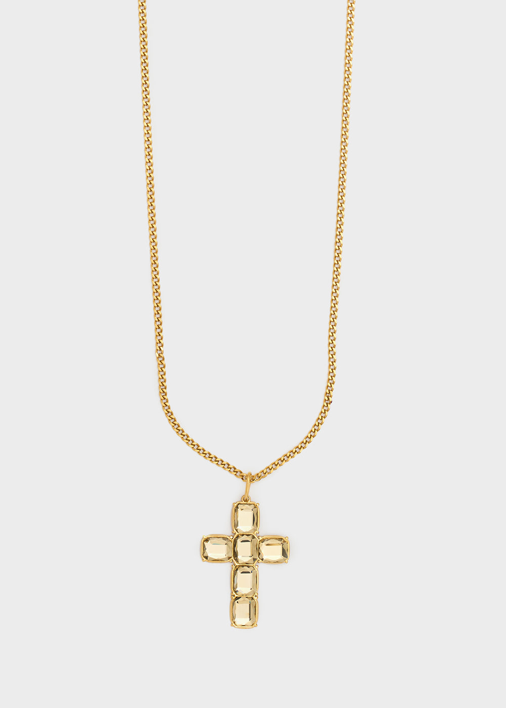 Collana Croce con pietre di Nali