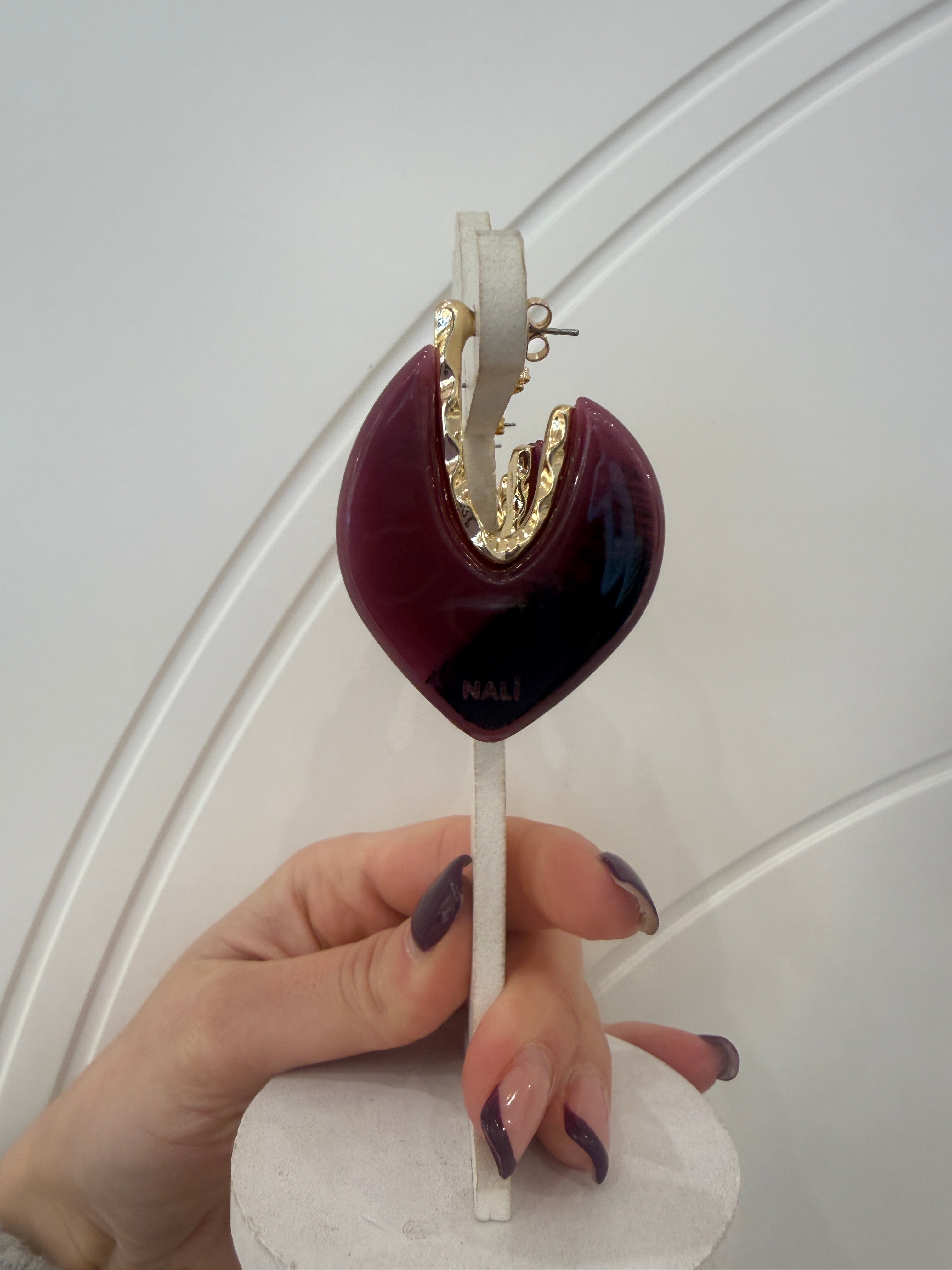 Orecchini Louise in resina di Nali