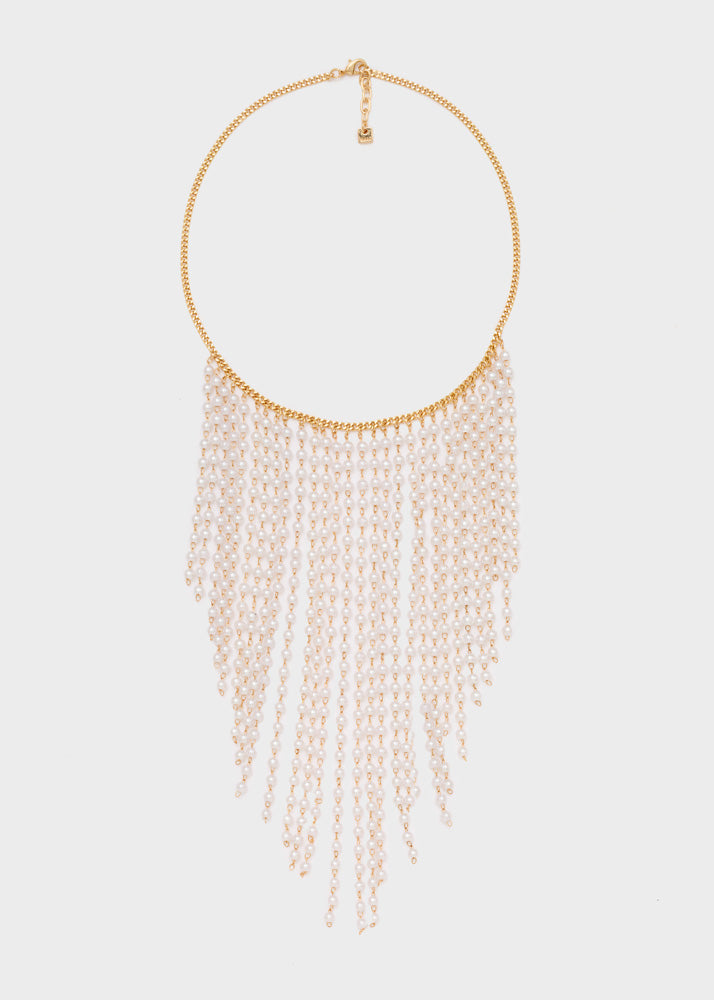 Collana Frange e Perle di Nali