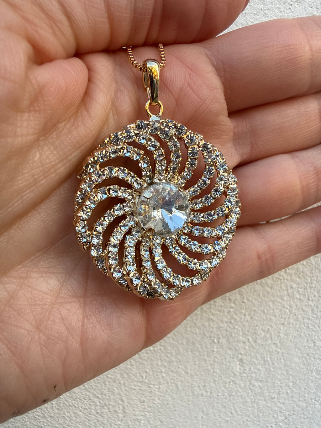 Collana Splendente fiore di DIAMOND