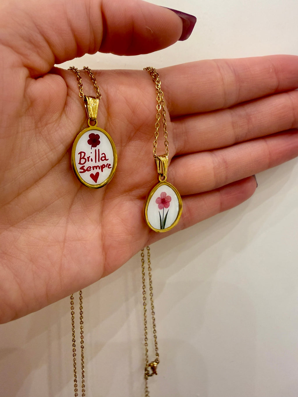 Collana brilla/fiore