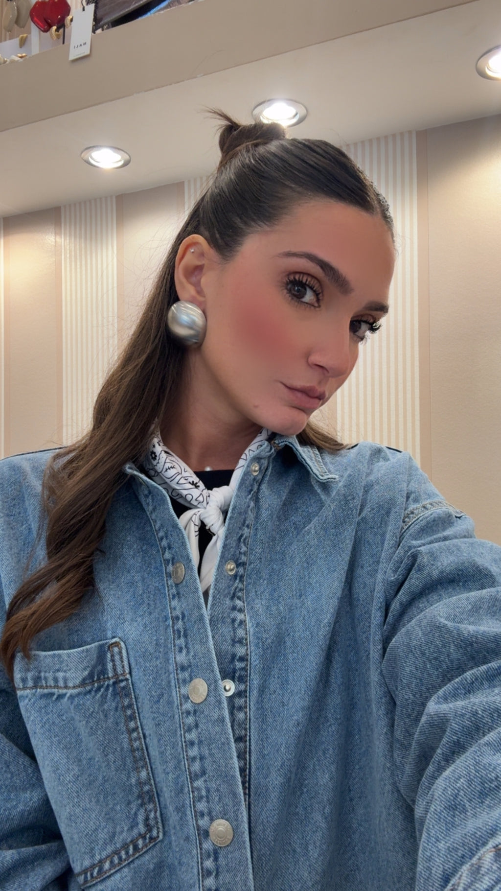 Orecchino BRUSHED opachi Nali