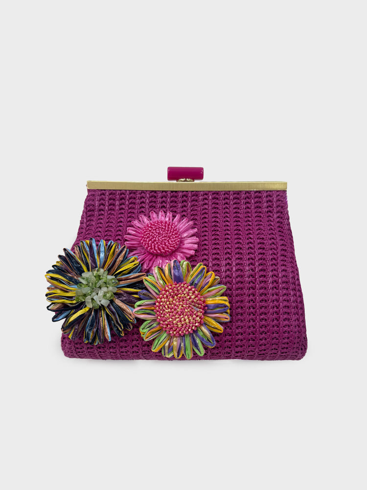 Pochette Marbella in paglia di Nali