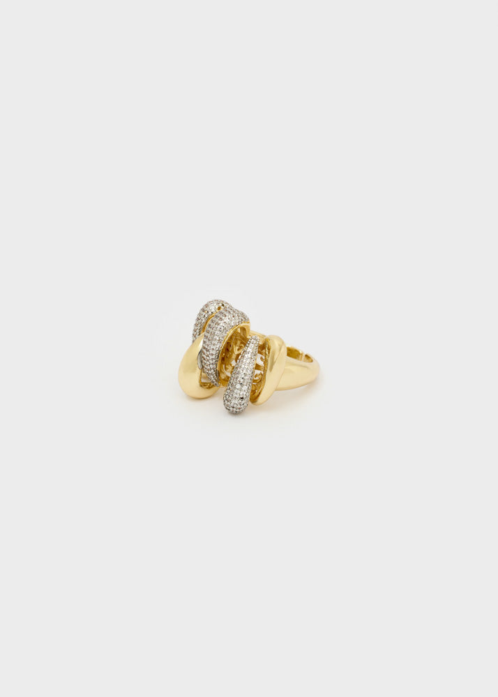 Anello Over con pietre di Nali