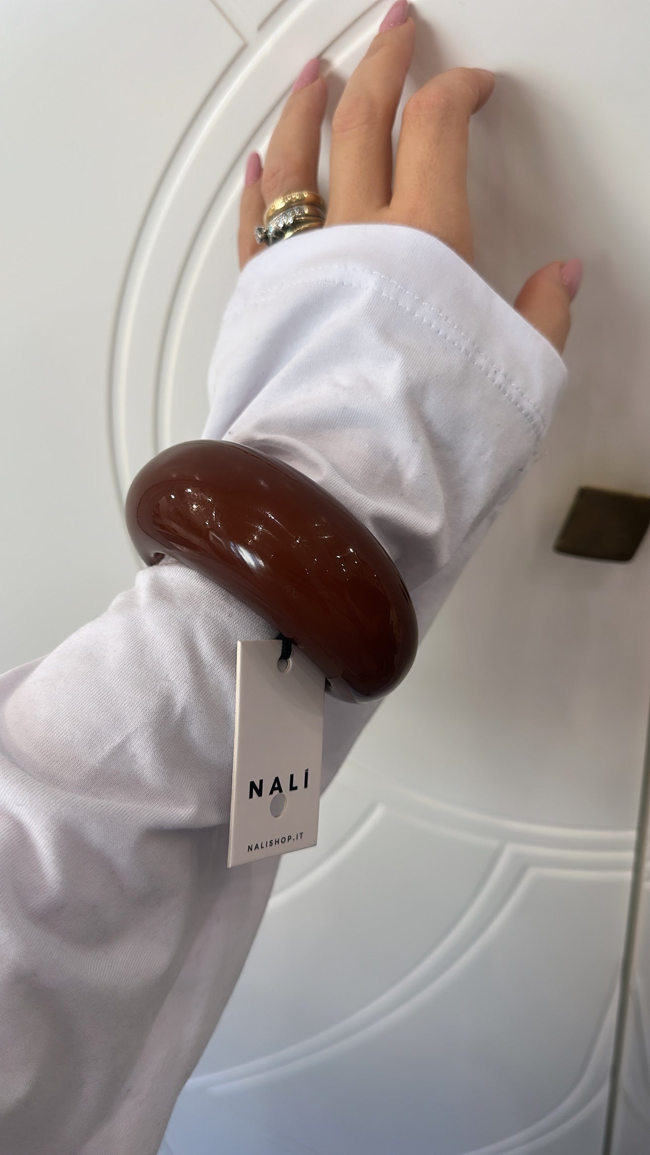 Bracciale bombato resina Nali