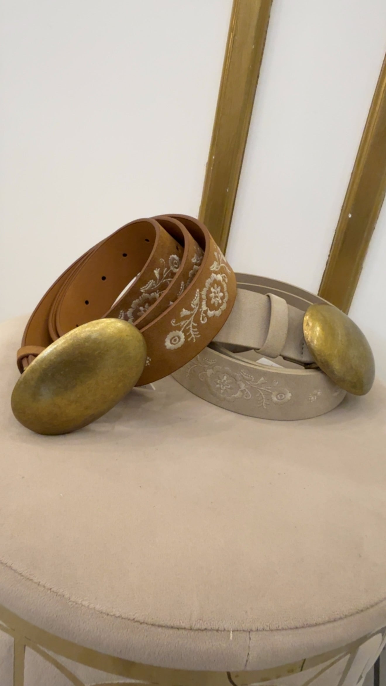 Cintura Annie marrone/beige di Nali