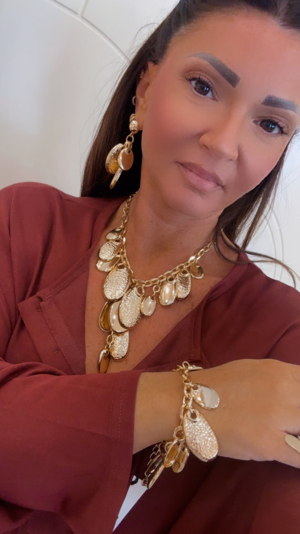 Collana Boho con pendenti di Nali
