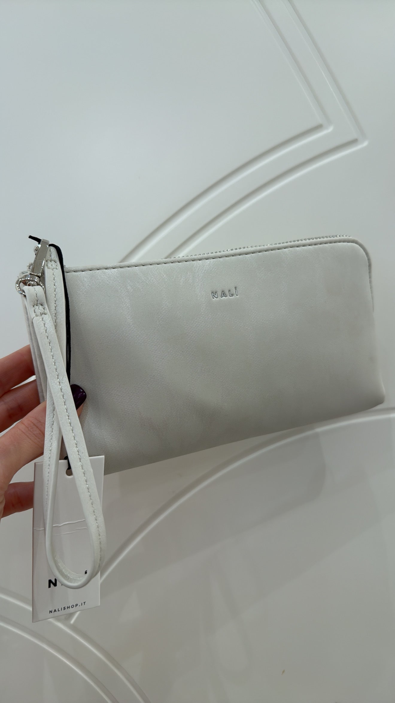 Portafoglio Perth beige/bianco Nali