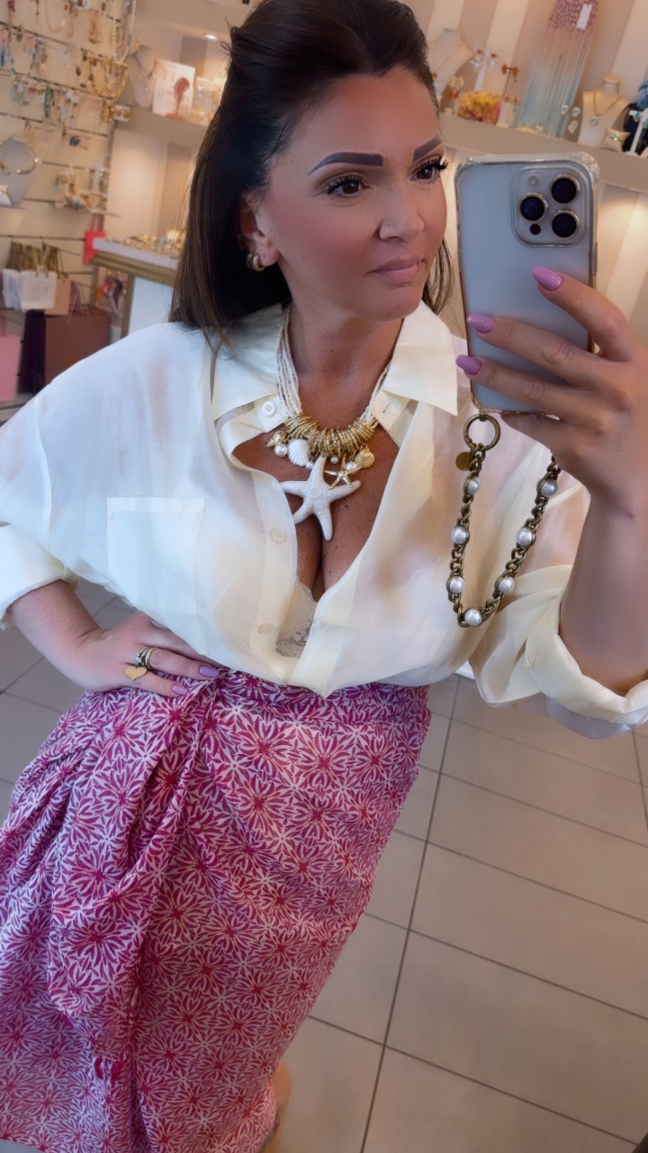 Camicia Velata manica lunga