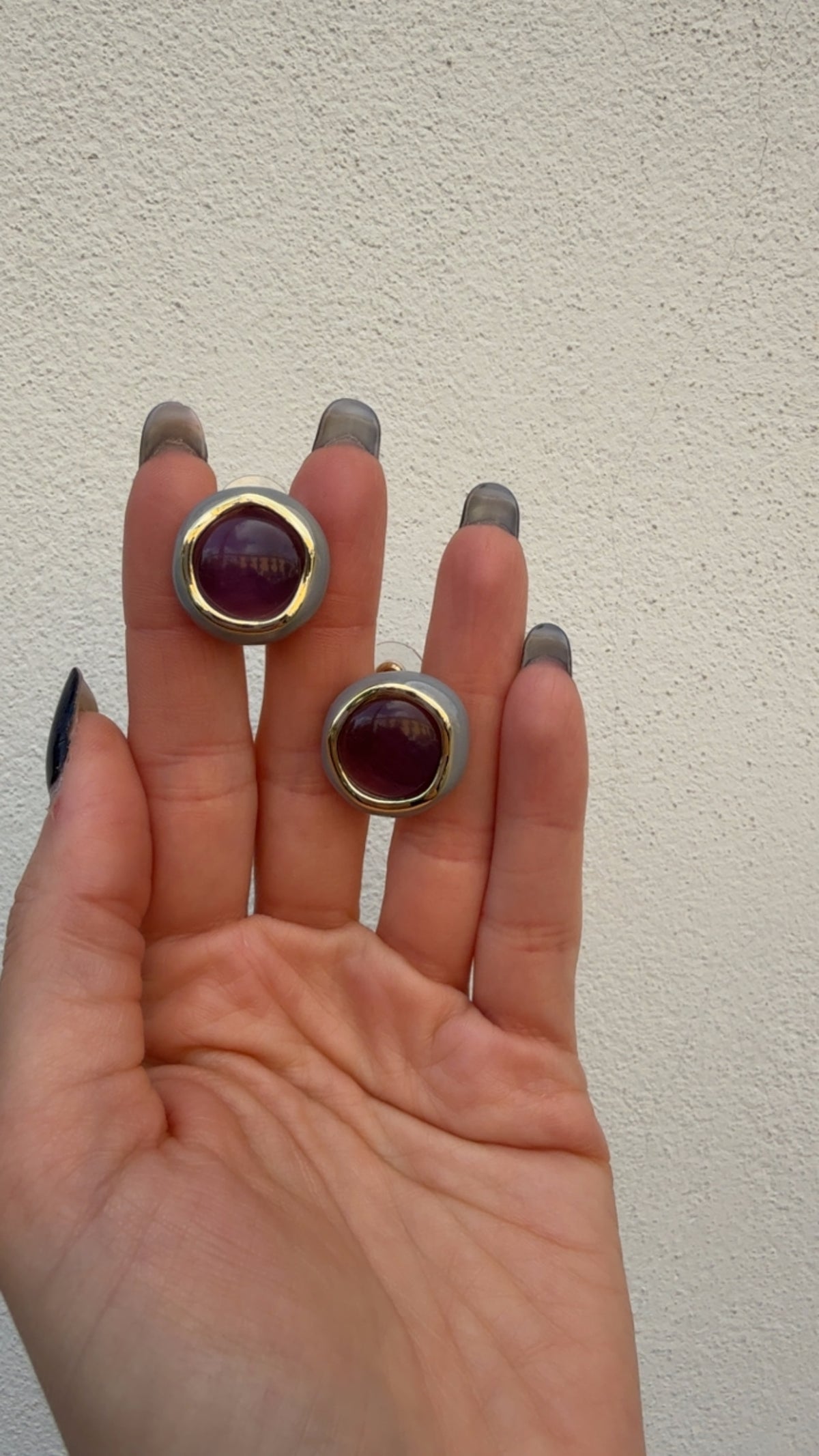 Orecchini Rose con smalto di Nali