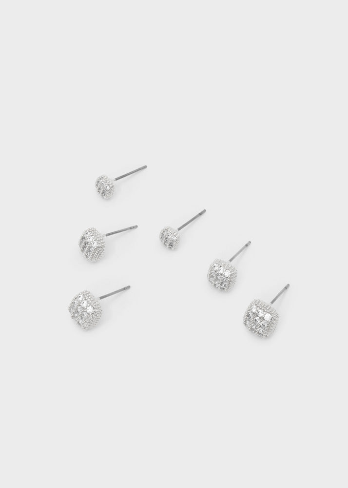 Set orecchini Cuchion con zirconi di Nali