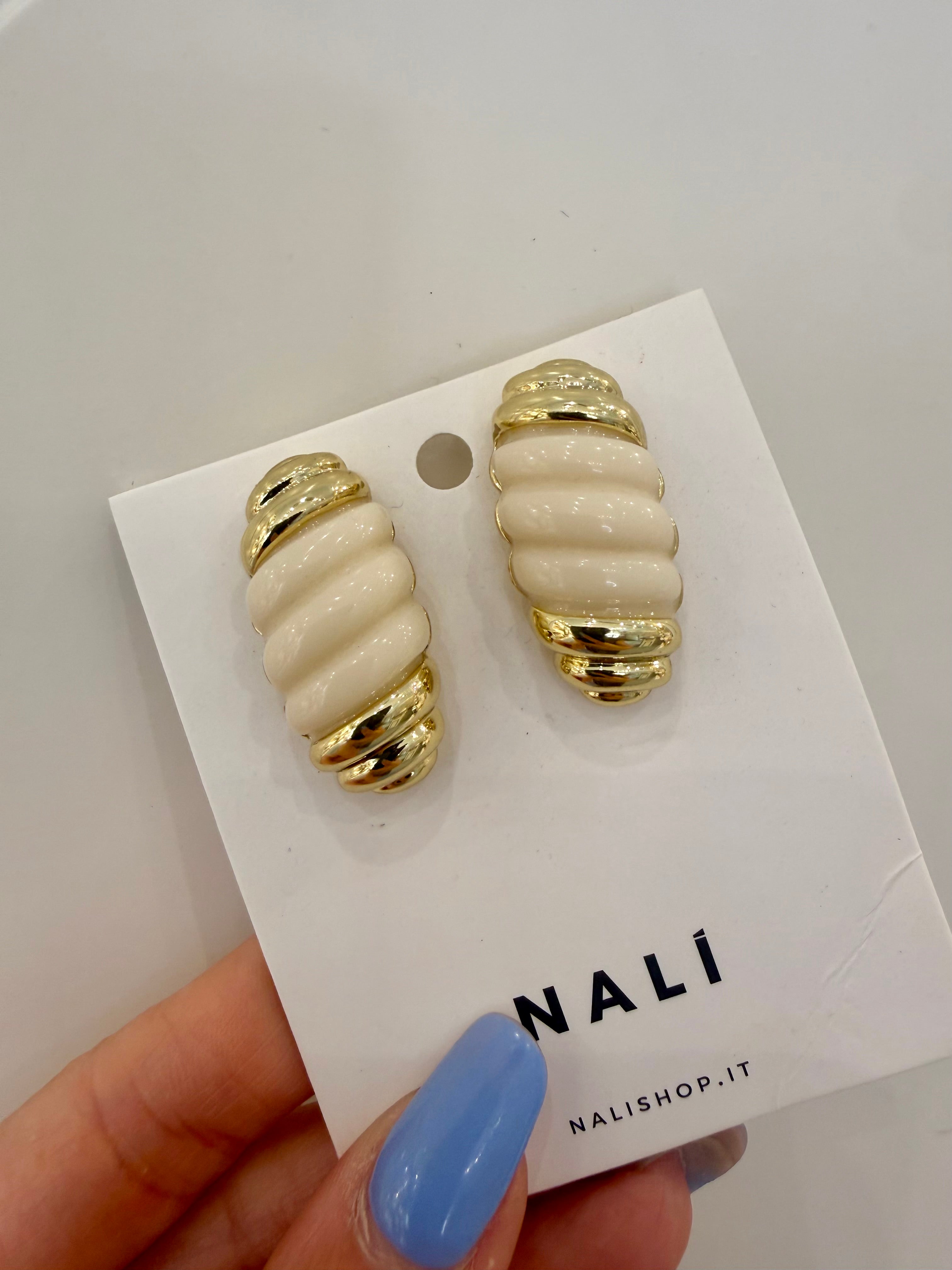 Orecchino Sand con clip di Nali