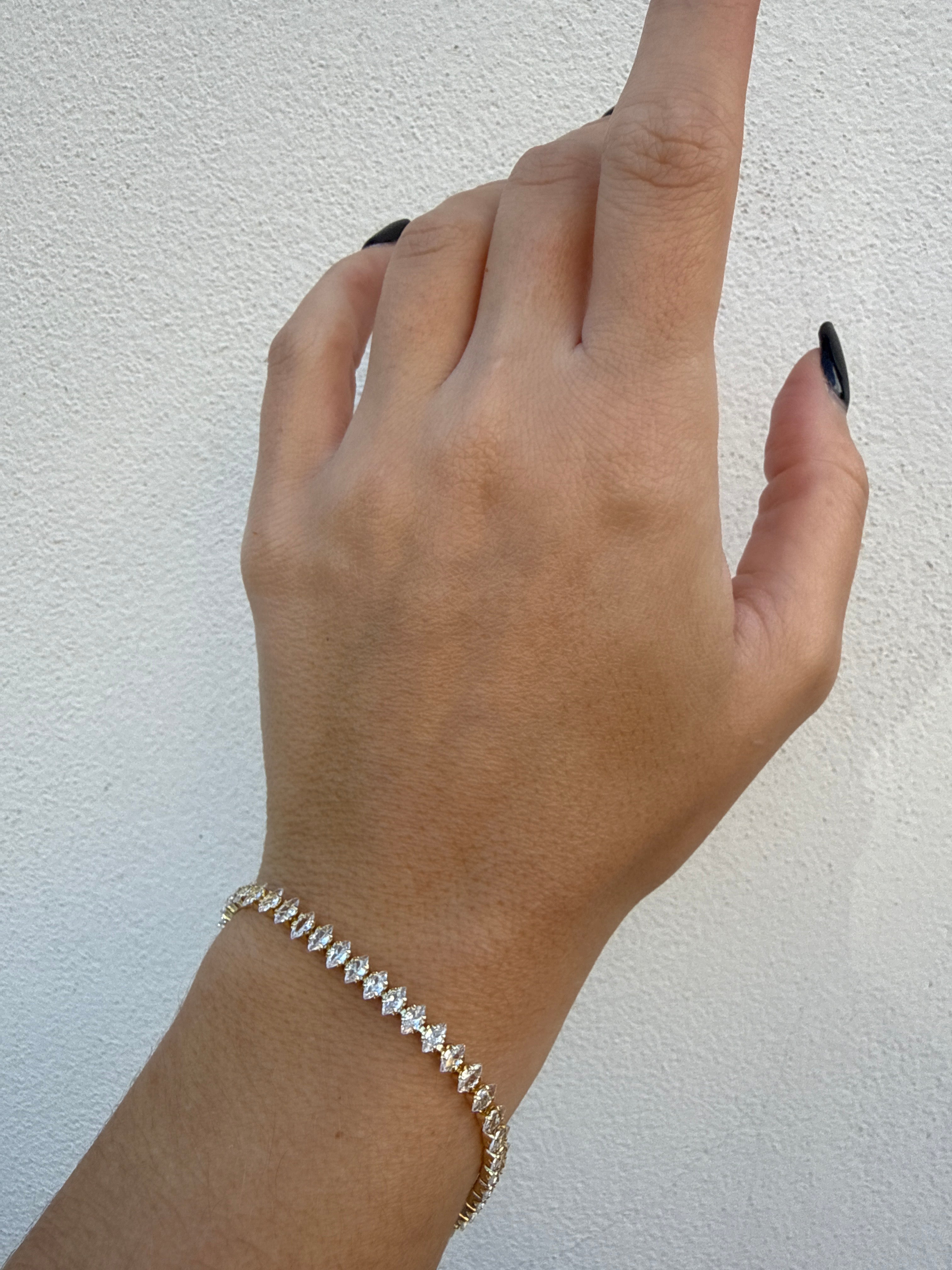 Tennis baguette zirconi Sodini