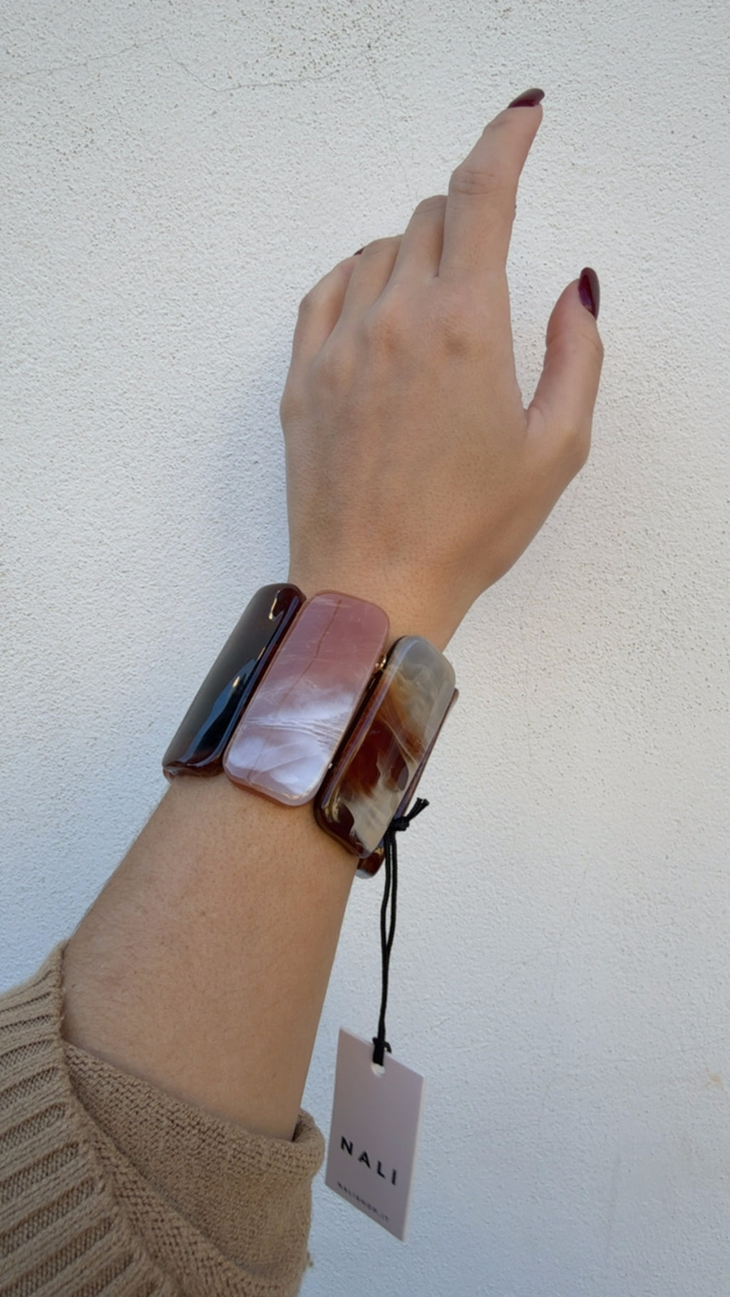 Bracciale Tea elastico in resina di Nali