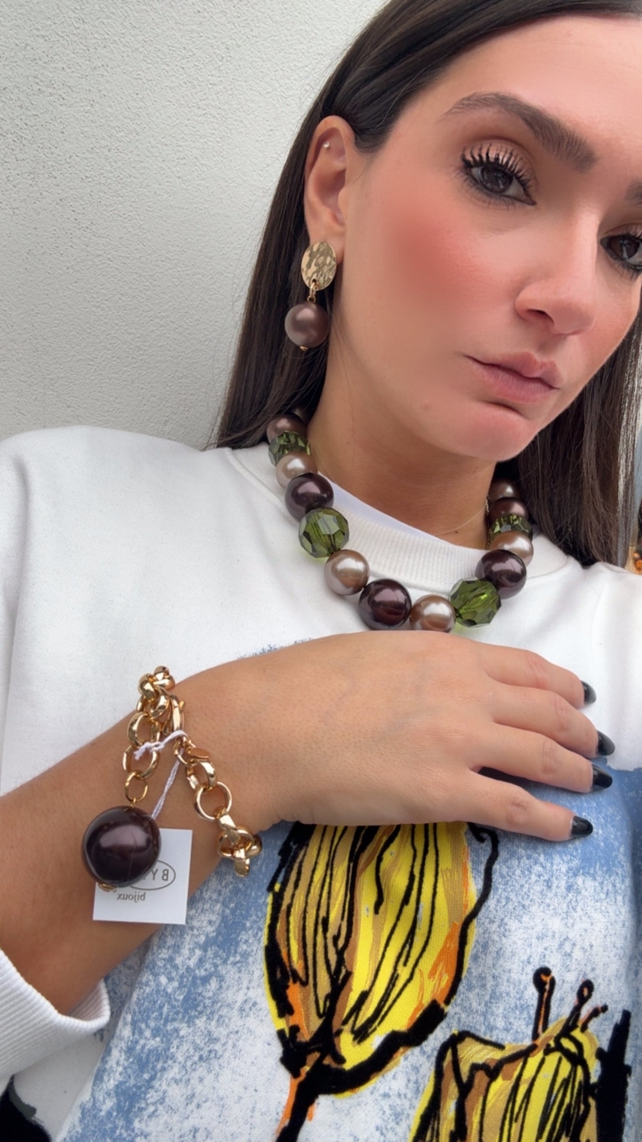 Collana girocollo Bubbles di Byba