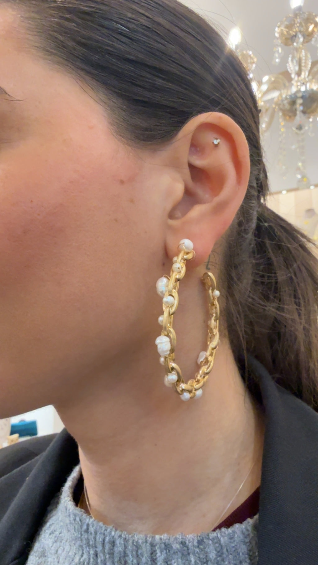 Semicerchio Perle Natural Di Nali