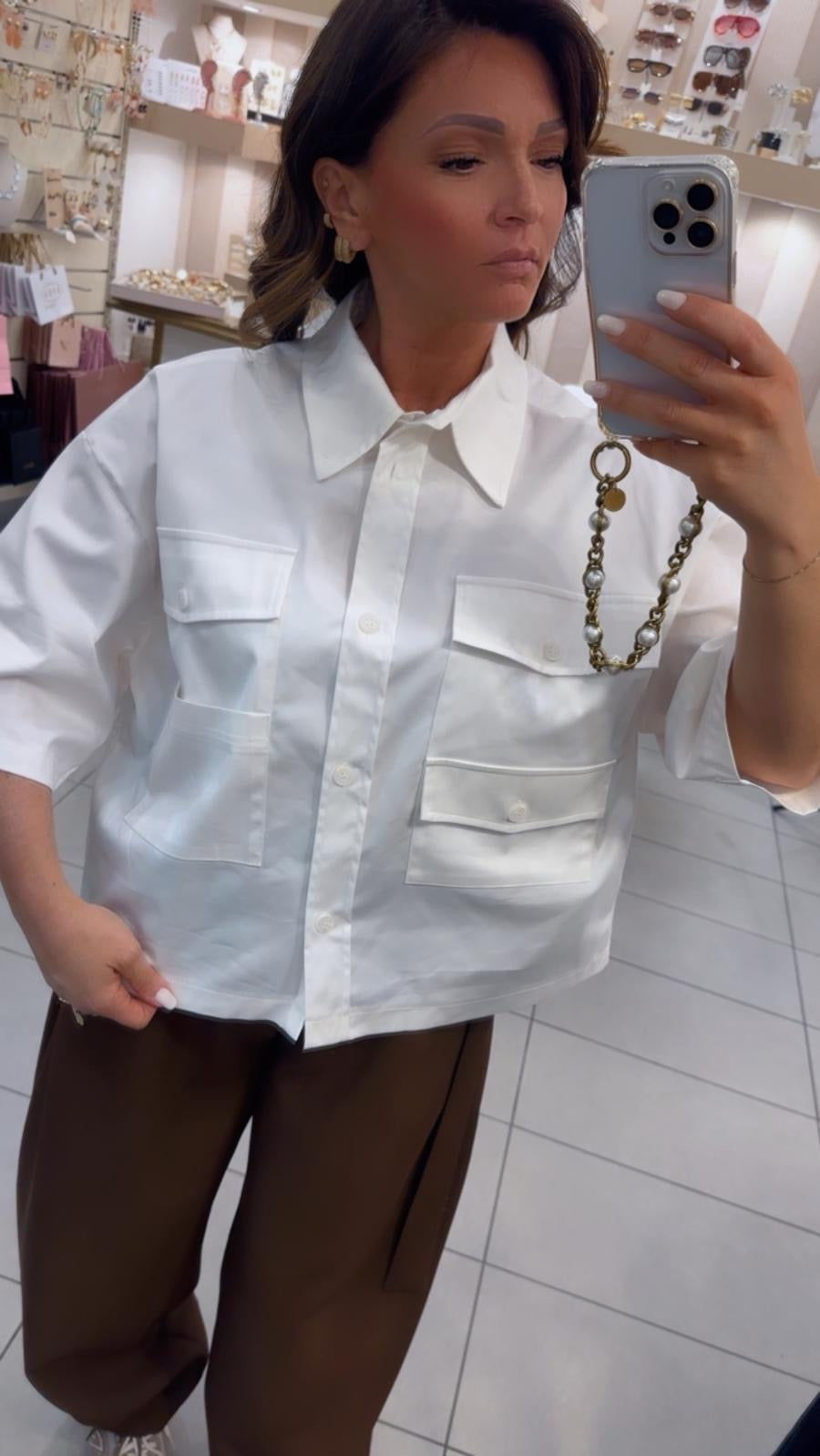 Camicia Crop Di Lumina