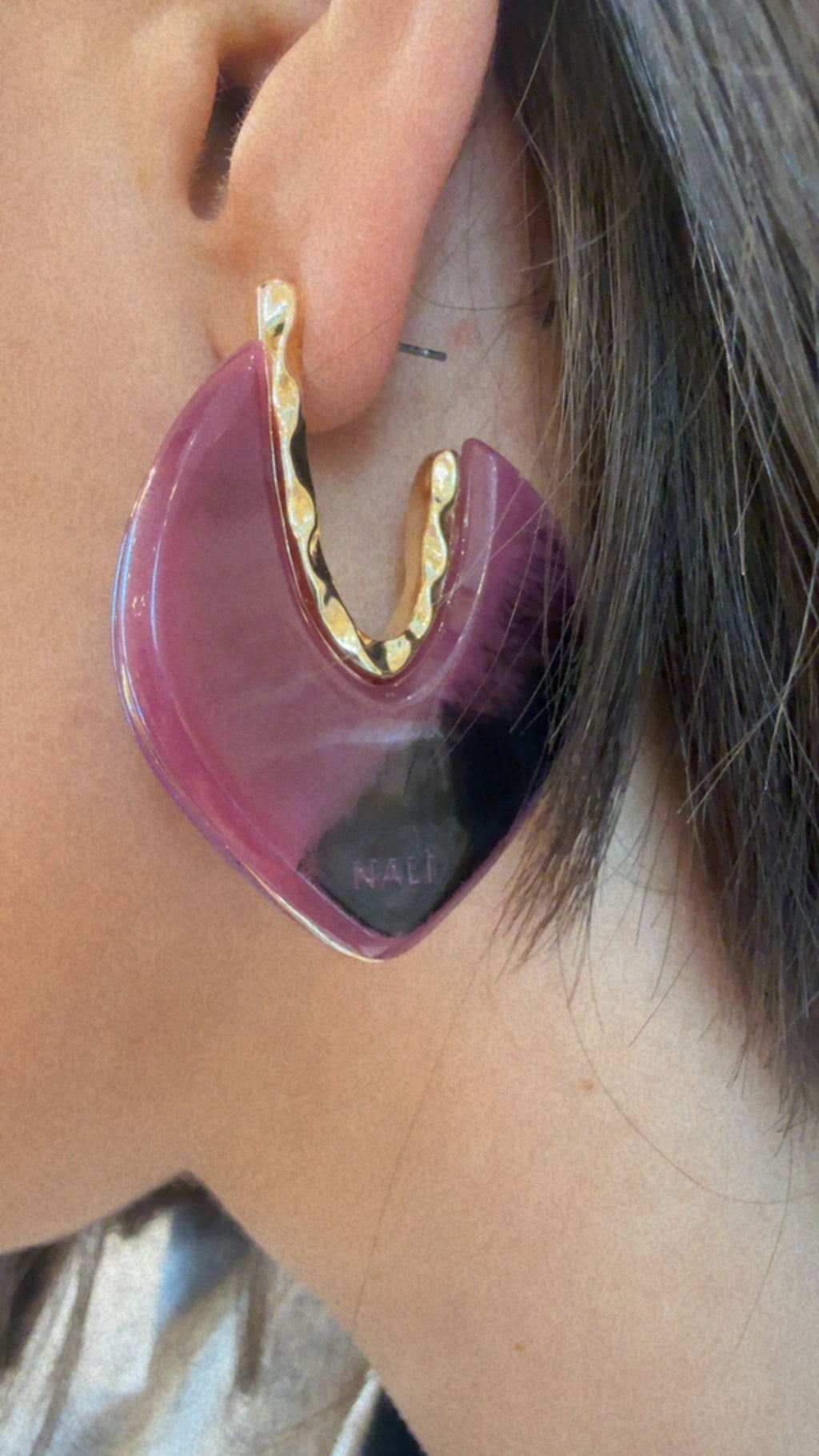 Orecchini Louise in resina di Nali