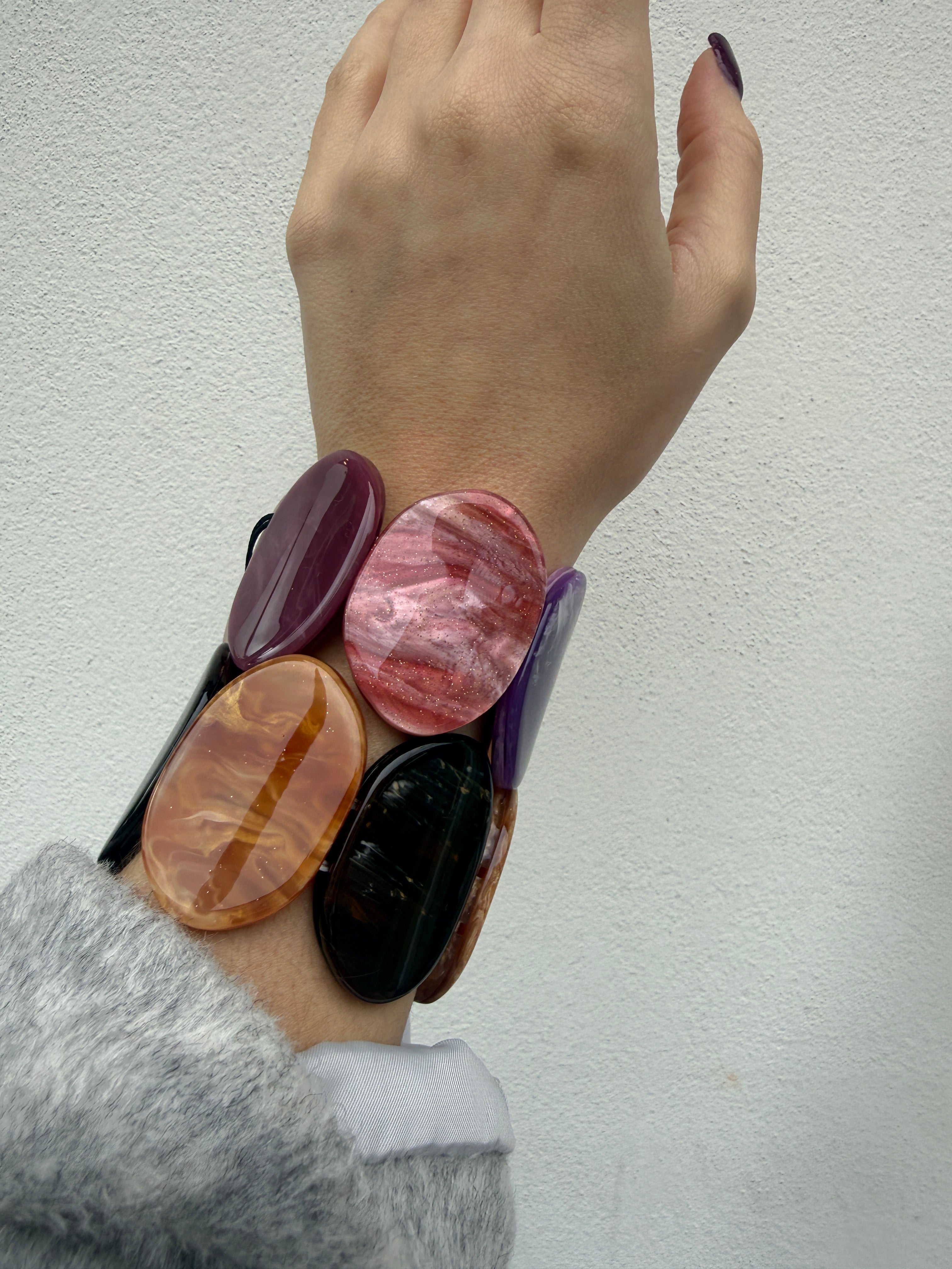 Bracciale Giuli viola/marrone di Nali