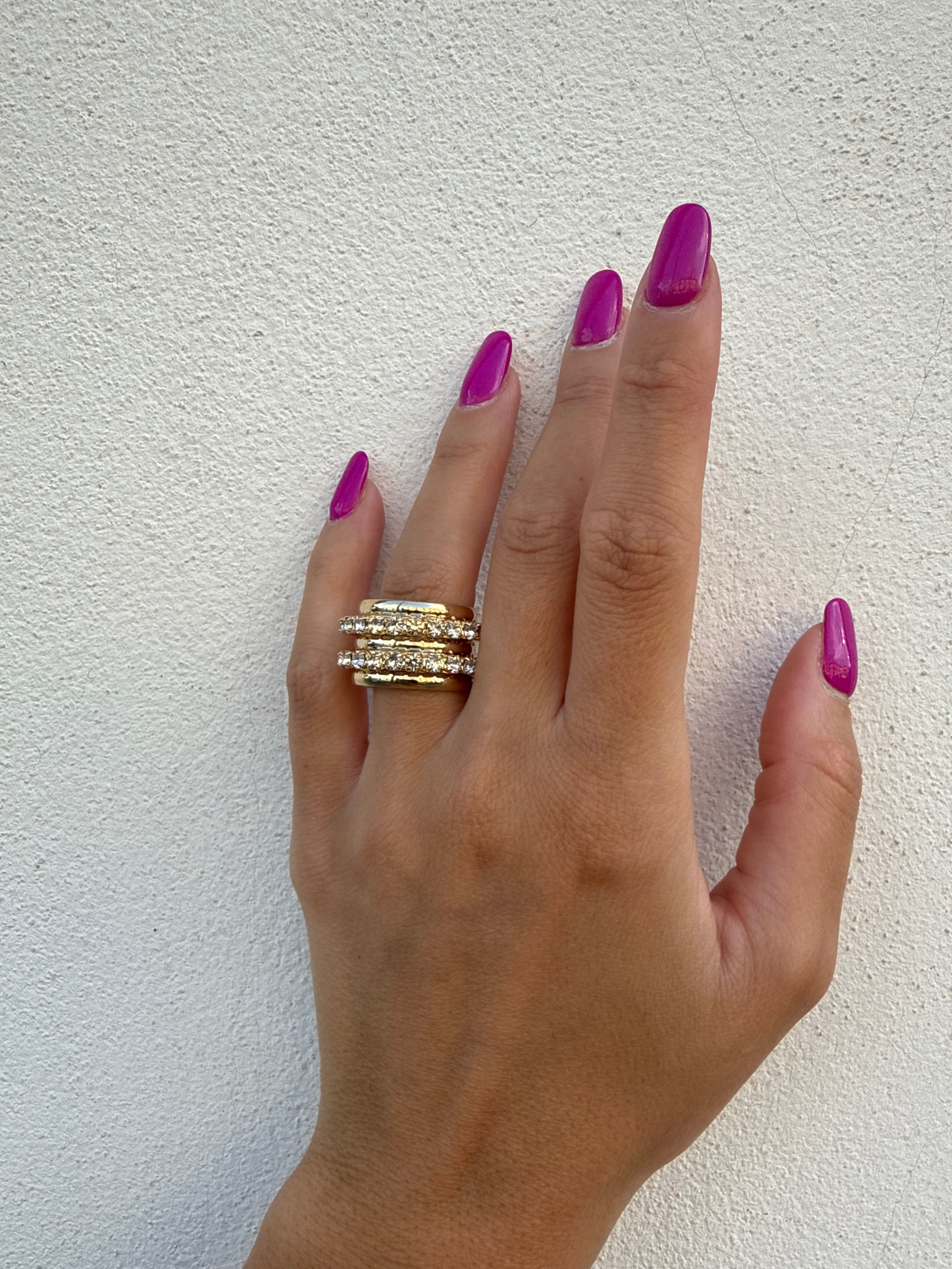 Anello Banda Di DIAMOND