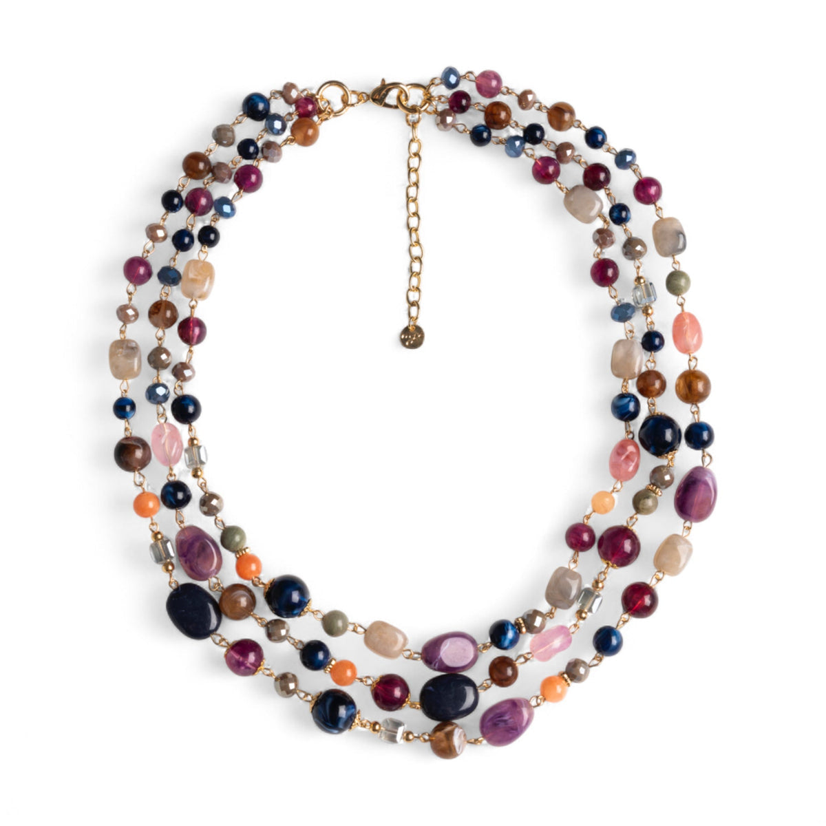 Collana Multicolor tre fili MYA