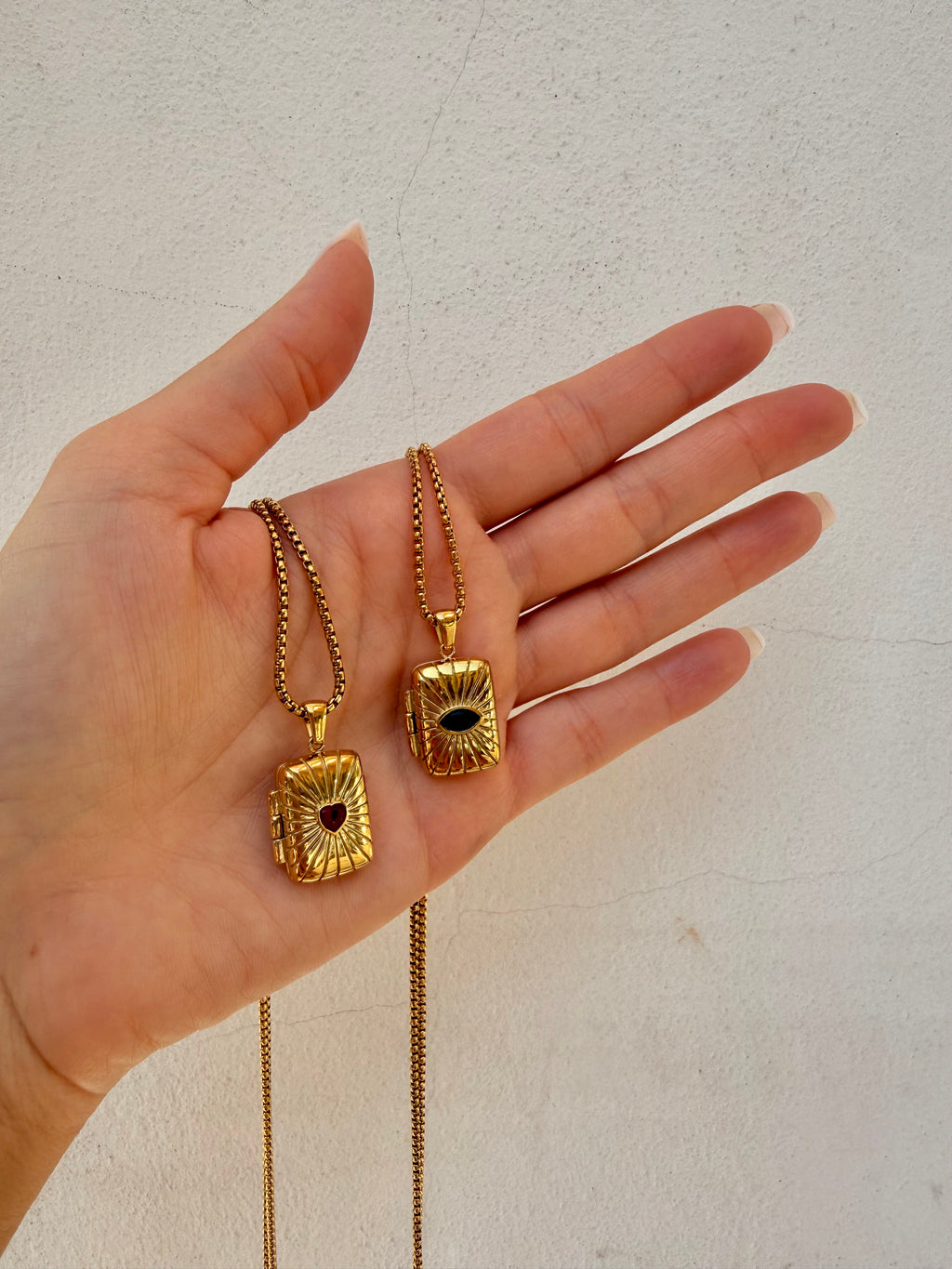 Collana Scrigno con pietra di Nali – Nali – Le Kikke Graziose